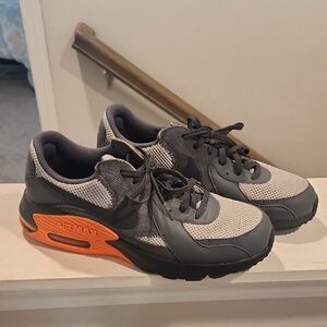 Nike Gray and White Sneakers